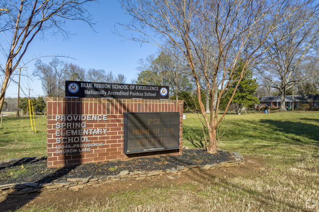 Providence Spring Elementary School campus sign.