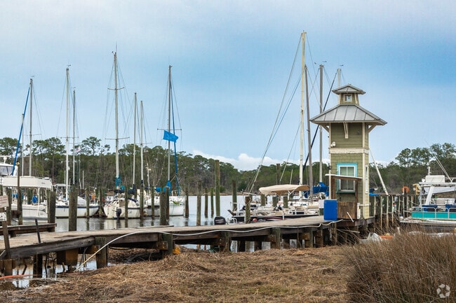 The public marina in Freeport has become a gathering place for the community.