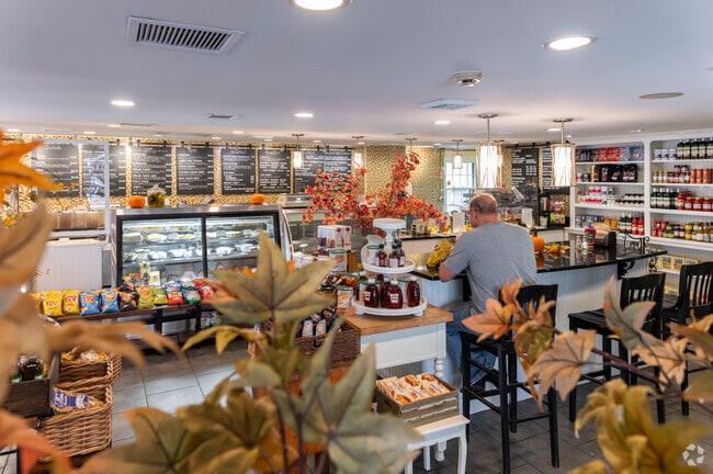 The Woodbury Deli interior is immaculate and cozy, making you feel like you are eating at home.