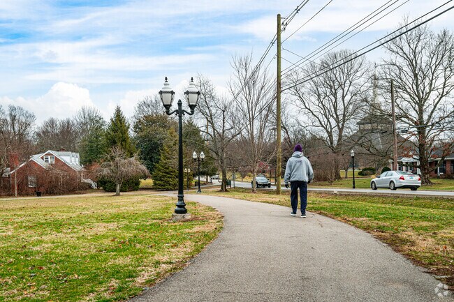 Wetherby Park is popular among residents of Middletown for its paved walking path.
