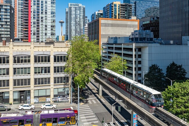 Opened in 1962, the Seattle Monorail is a fun way to see the city streets from above.