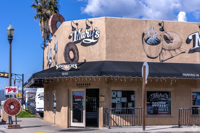 The popular Mary's Donuts & Coffee in Lakeview serves donuts and coffee all day long.