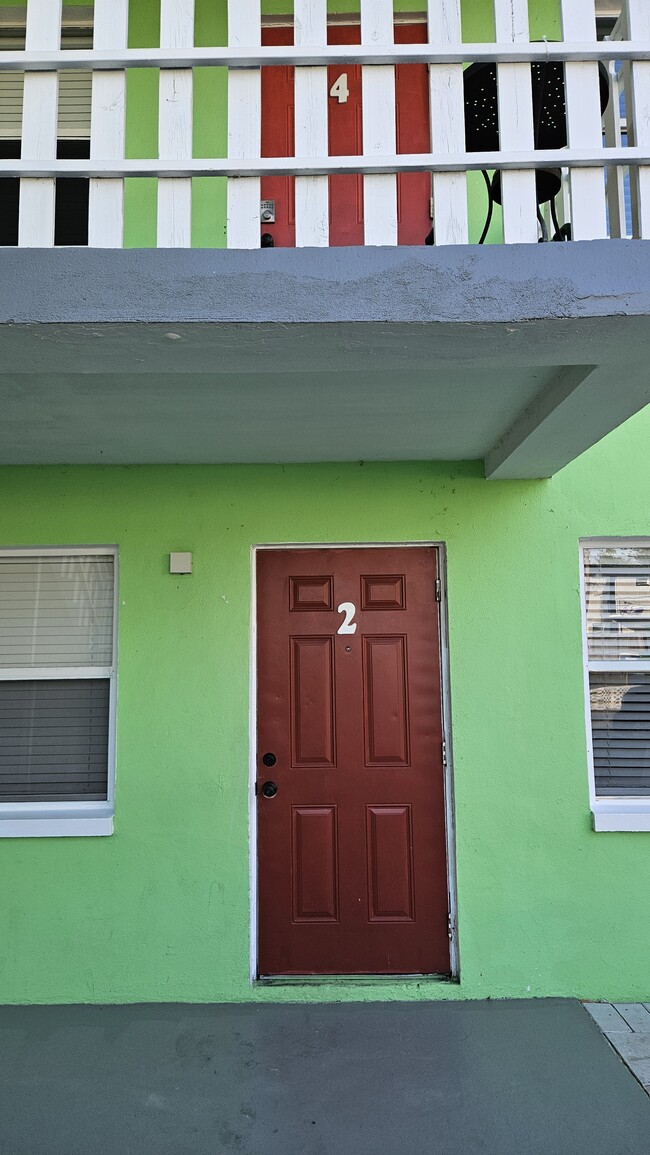 Apartment main entry door