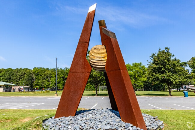 Cloverdale Watson is a peaceful neighborhood with pops of public art.