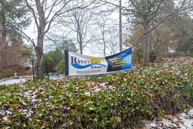 Riverday school is located within a residential neigghborhood.