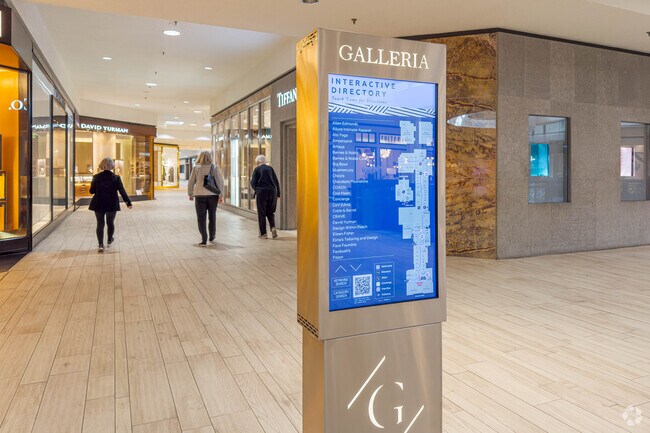 The Galleria is an upscale shopping mall near the Minnehaha Woods neighborhood.