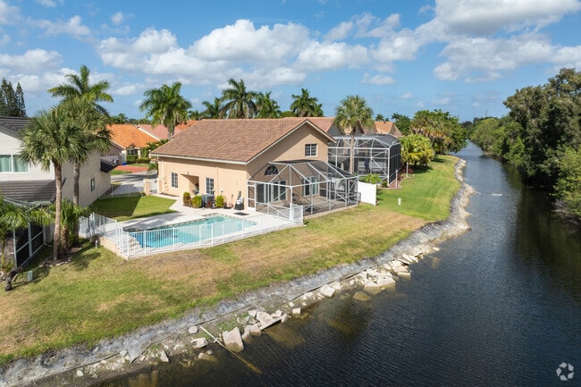 Waterfront homes are an option when purchasing a home in Boca Chase.