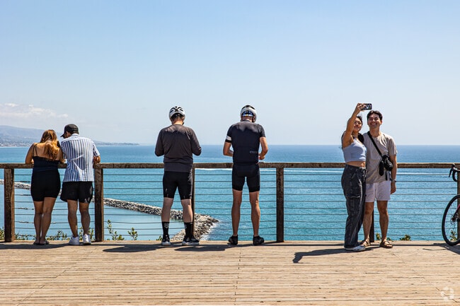 Dana Point lookout offers stunning views of the harbor.
