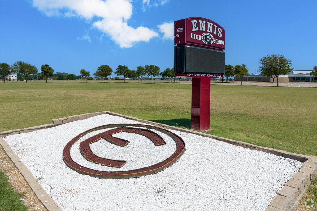 Students in Ellis County can finish their primary education at Ennis High School.