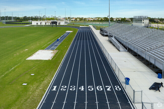 Gateway High School in Lehigh Acres has a field and track program with well kept facilities.