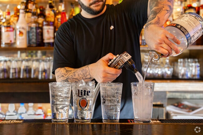 The friendly staff takes great care in crafting each drink with the finest ingredients.