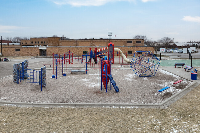 Orono Intermediate Elementary School resides on the west side of Long Lake.