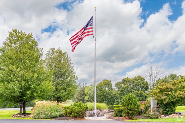 Molasses Creek Park features a Veterans Memorial near its walking paths.