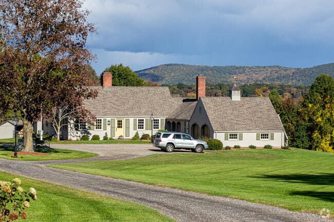 Hilltop homes in Somers have panoramic views of the countryside.