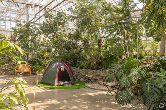 The Conservatory at Miller Nature Preserve in Avon has a greenhouse teeming with exotic flora.