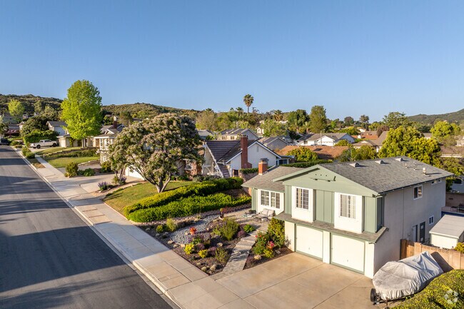 Split level homes are common around Dos Vientos Ranch.