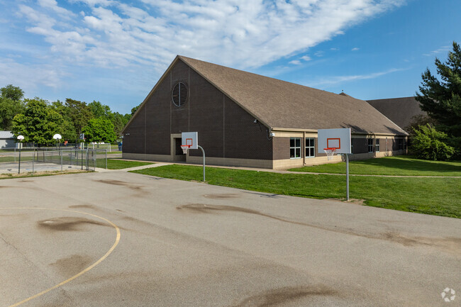 Sugar Grove Elementary School basketball court.
