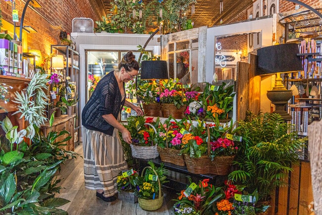 Pick out a lovely basket of flowers at Thode Floral in La Porte.
