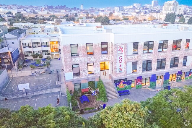 Gateway Middle School in the Western Addition neighborhood of San Francisco, California.
