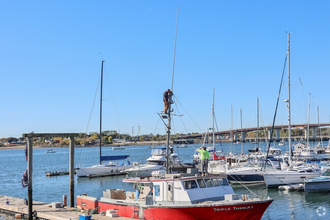 Beverly Port Marina overlooks the breath taking harbor in Beverly Cove.