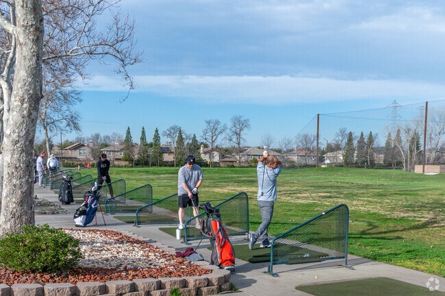 Practice your swing in The Parkway.