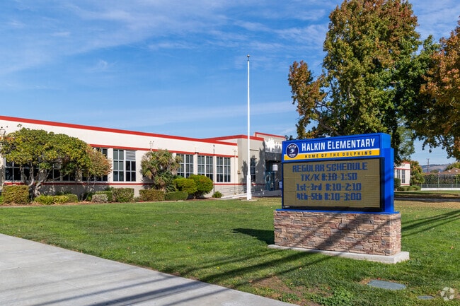 Great Schools rates Halkin Elementary School at a 3.