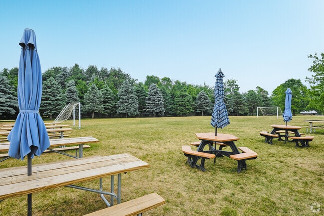 Soccer and picnic field in front of Daycroft School.