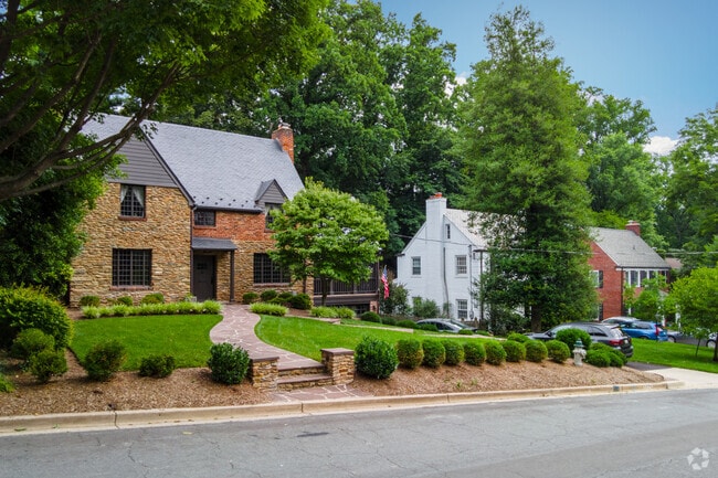 Colonial Revival homes are popular in Chevy Chase Village.