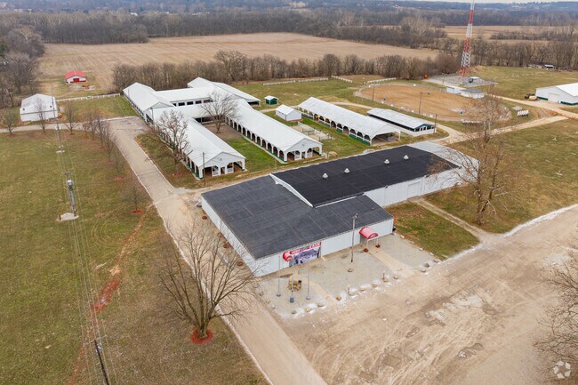 Robert’s Park, where locals can attend demolition derbies, chili cookoffs and ride the merry-go-round during the week-long Fayette County Fair in late July, is the Connersville's largest.