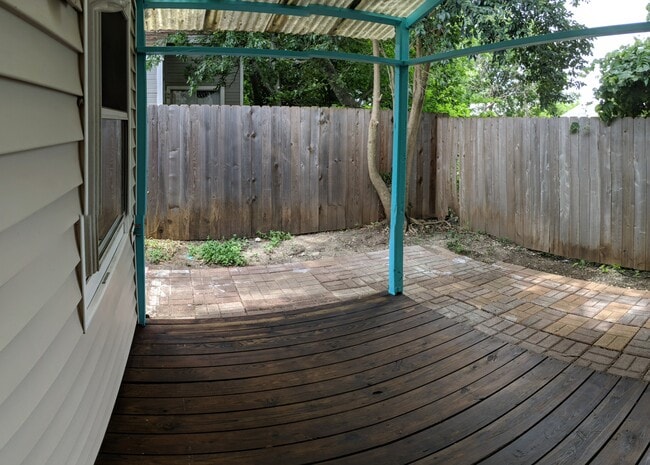 Back patio