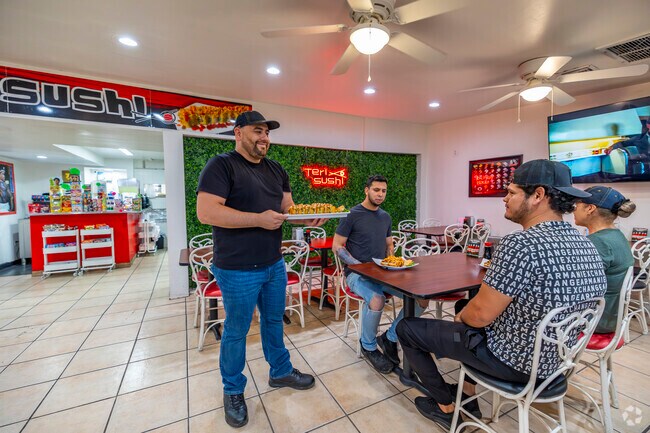 Terisushi in Fairgrounds brings a creative twist to sushi, blending traditional flavors with bold, modern presentations.