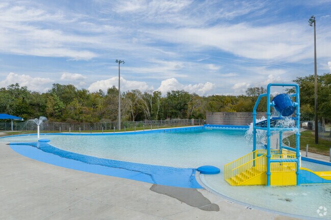 The giant wave pool at Little Cedar Bayou Park is a unique amenity in La Porte.