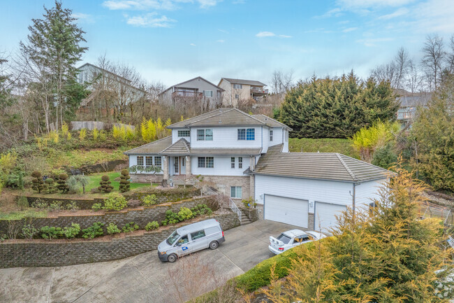 Many Summit View homes are large craftsman on private lots.