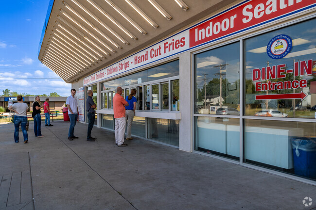 Sheridan's Frozen Custard is a local favorite for lunch or dinner.