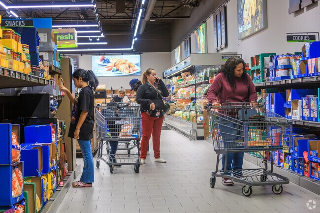 Aldi at the nearby Gateway Towne Center, a great spot for bargain hunters.