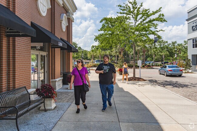 Seaside locals like to shop name brand stores and boutiques at Mount Pleasant Towne Centre.