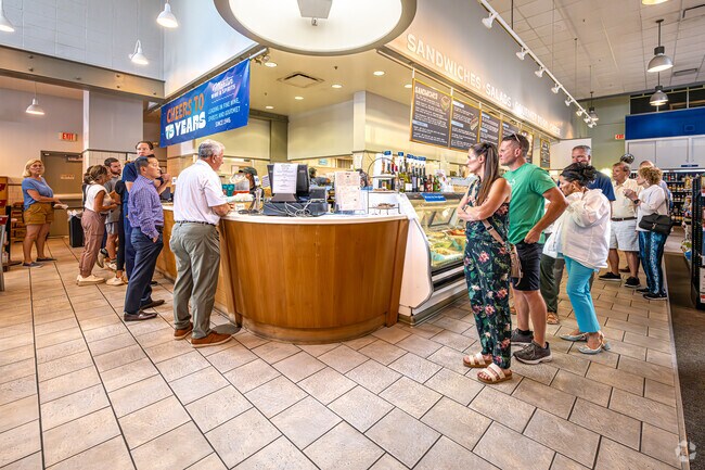 Martin's in store deli draws large lunch crowds each day.