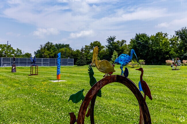 The Delano Sculpture Park is conveniently located along Highway 12.