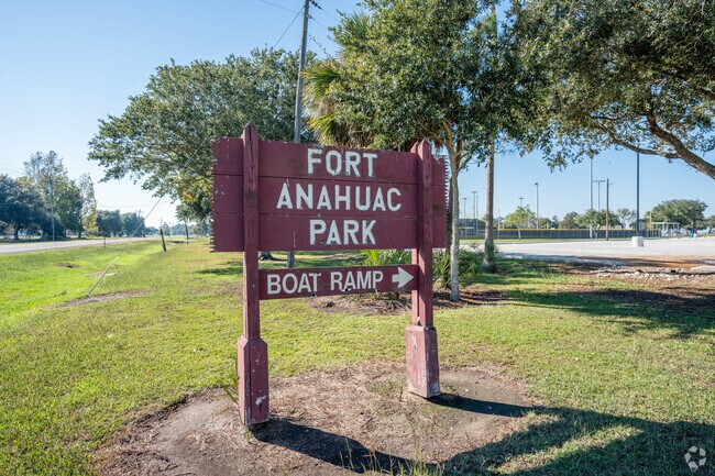 Residents of Anahuac can launch their boat at the Fort Anahuac Park boat ramp, free of charge.