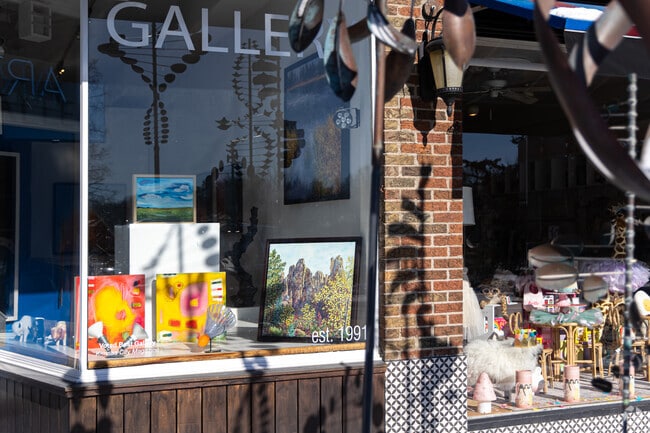 Brookside, neighboring Armour Fields, is home to the nationally ranked Leopold Gallery.