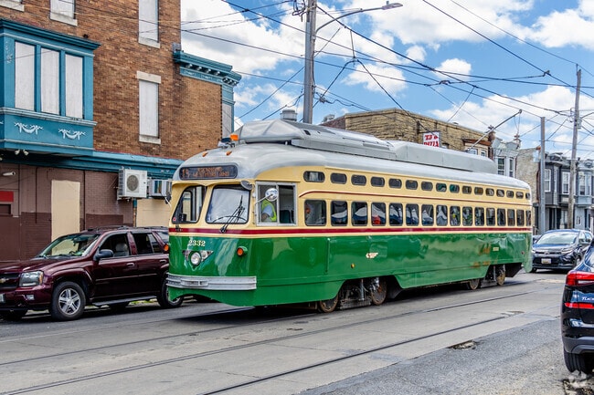In Carroll Park, you can hop on a vintage SEPTA bus.