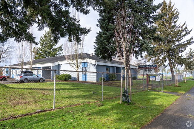 Informing signage welcomes you as you enter Lynch Meadows Elementary School.