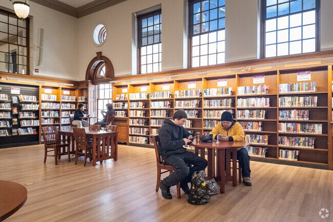 Just a mile away from East Side, the Martin Library offers a quiet environment for relaxing and reading.