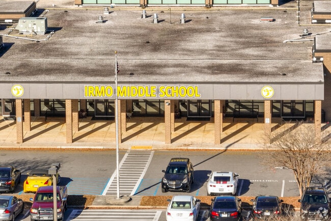 Yellow is the standout color for Irmo Middle School.