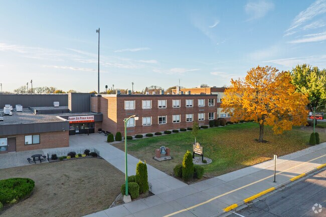Both Sleepy Eye Elementary and High School share a campus, making education convenient.