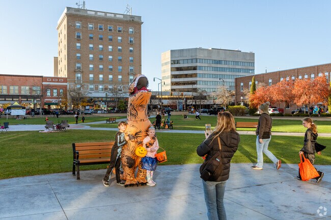 Head to downtown for many family friendly events near Werle Park.