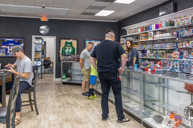 Stop by Davoli's House of Cards for all of your trading card game needs near South Hampton Golf Club.