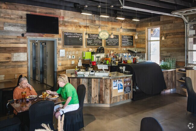 Northside has many great cafe's and hangout spots.