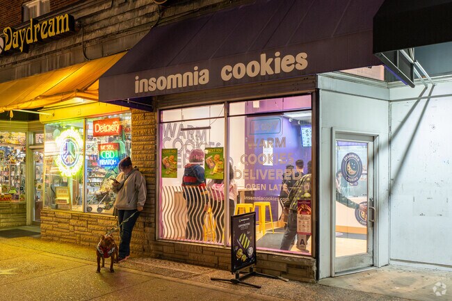 Grab a late night snack from Insomnia Cookies near Walnut Park East.