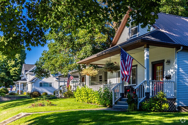 Some beautiful homes are hidden amongst the trees in Forest Heights.
